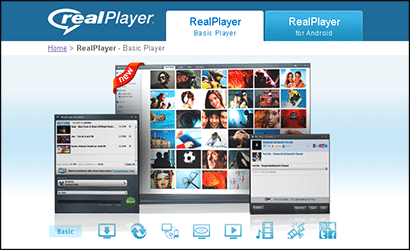 Скріншот фрагмента сторінки сайту Реал