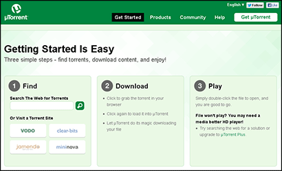 Detail page of the site.